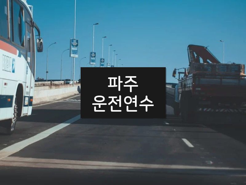 파주운전연수 후기