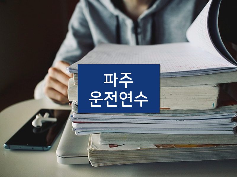 파주운전연수 후기
