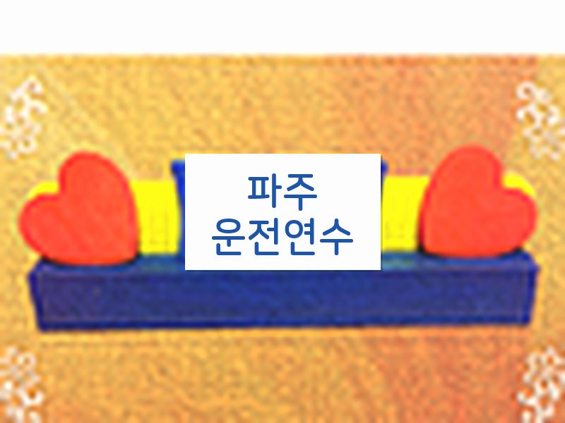 파주운전연수 후기
