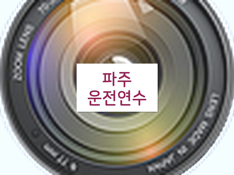 파주운전연수 후기