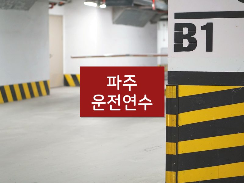 파주운전연수 후기