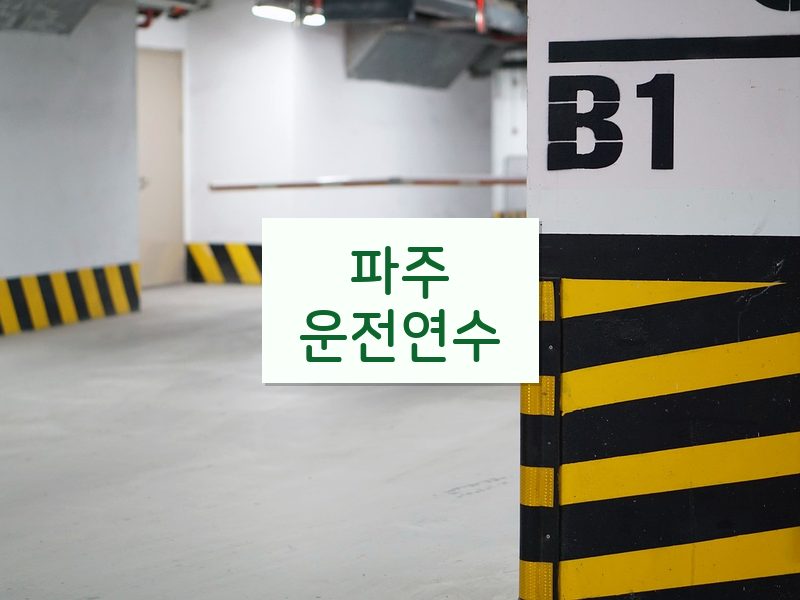 파주운전연수 후기