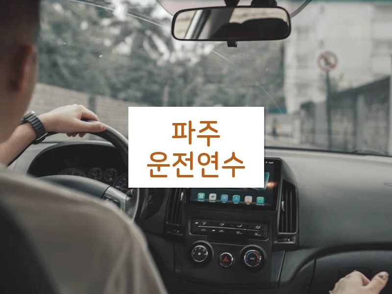 파주운전연수 후기