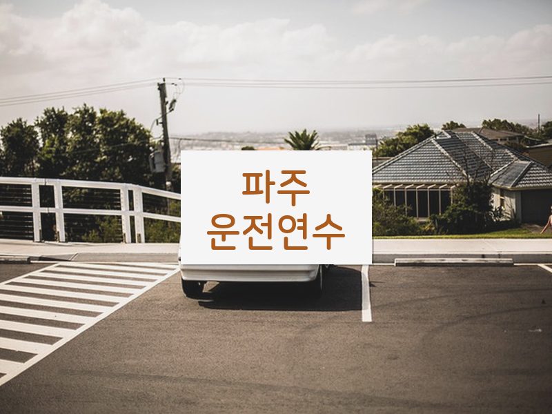 파주운전연수 후기