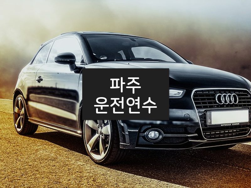파주운전연수 후기