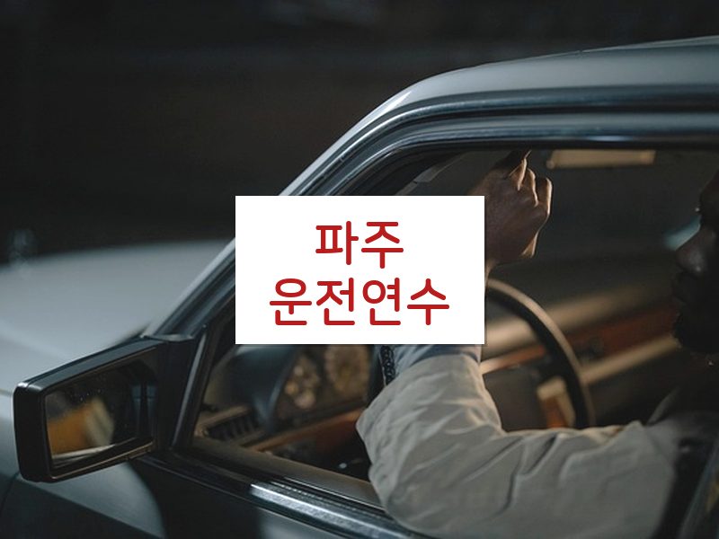 파주운전연수 후기