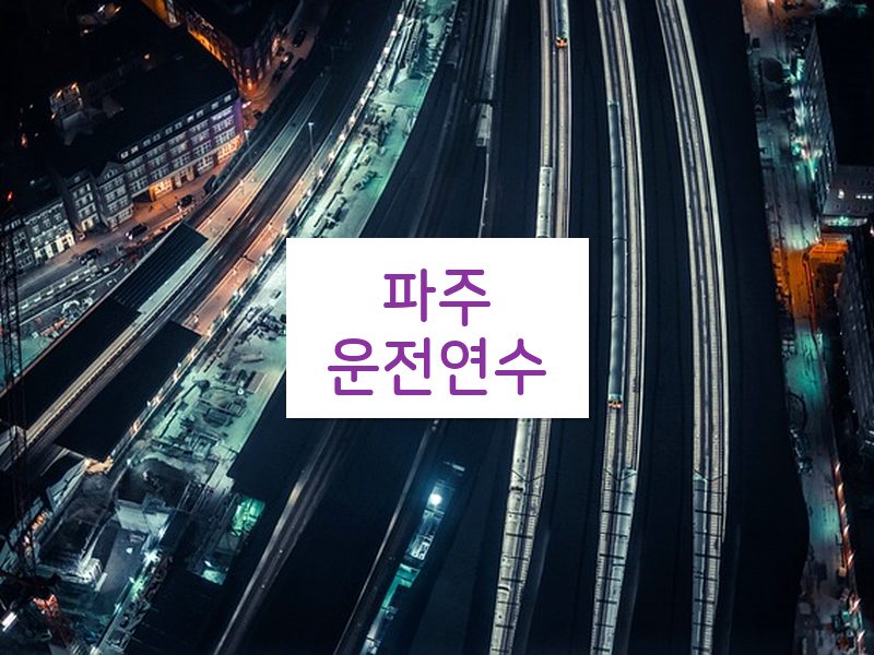 파주운전연수 후기