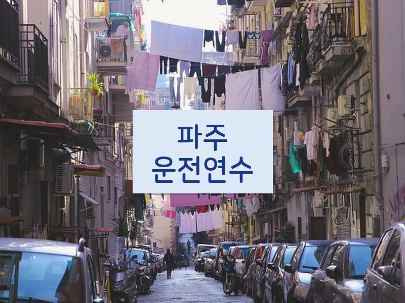 파주운전연수 후기