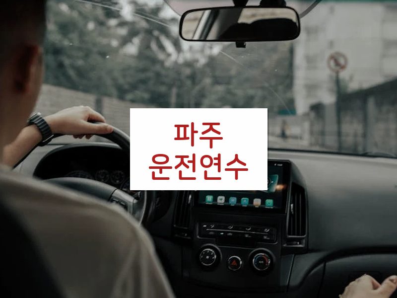 파주운전연수 후기