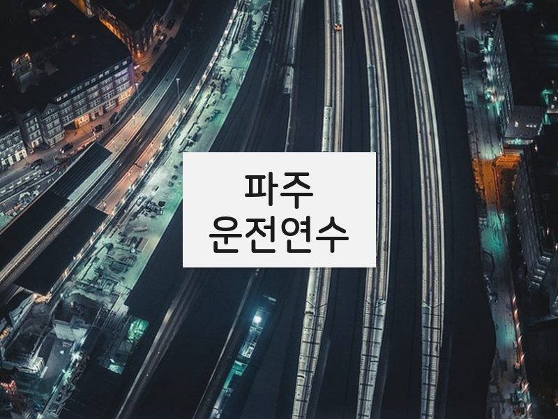 파주운전연수 후기
