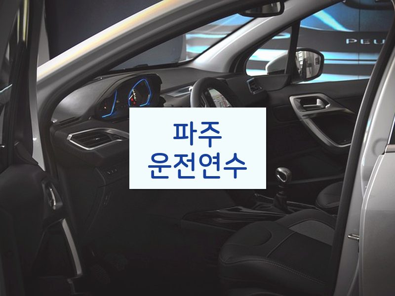 파주운전연수 후기