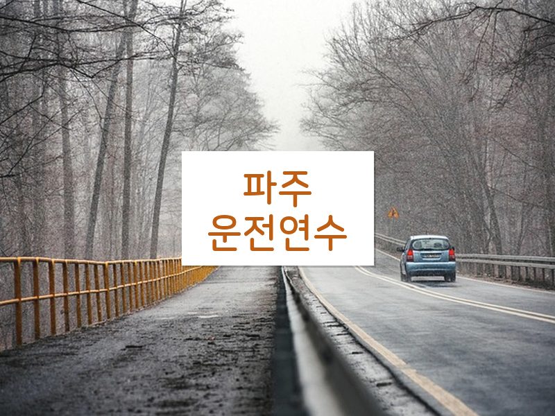 파주운전연수 후기