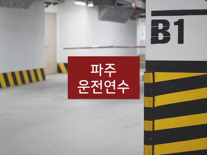 파주운전연수 후기