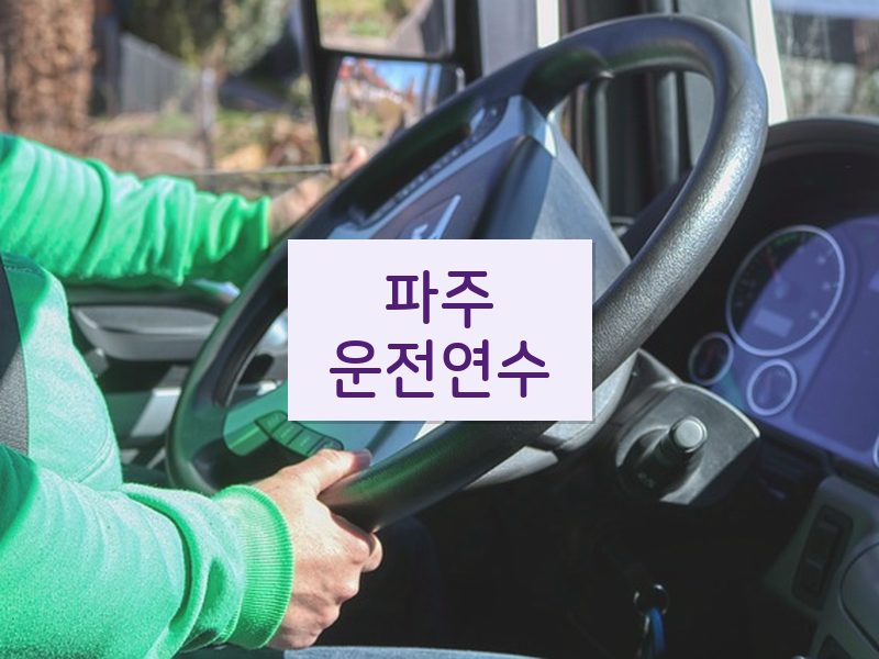 파주운전연수 후기