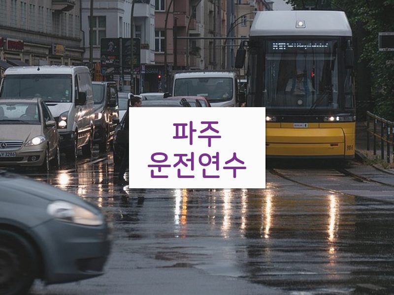파주운전연수 후기