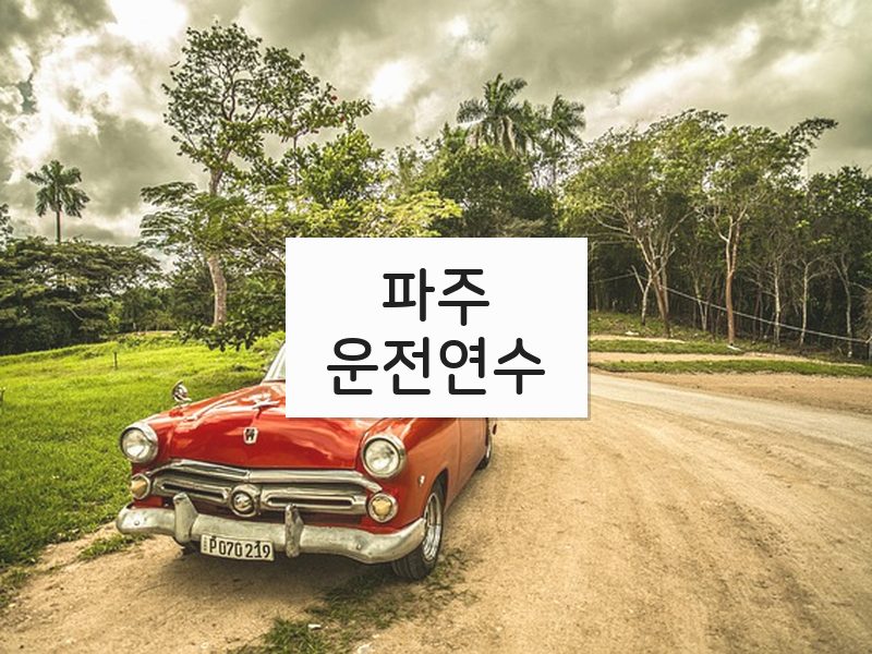 파주운전연수 후기
