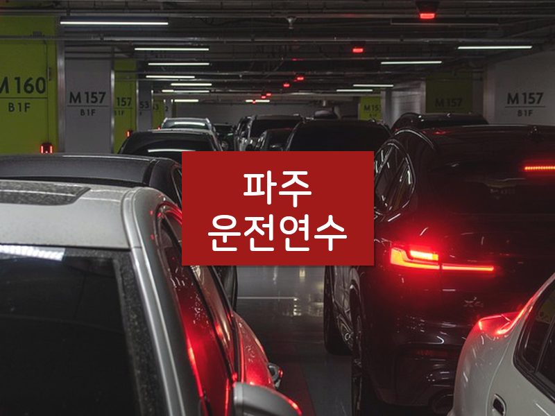 파주운전연수 후기