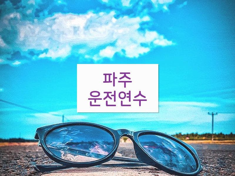 파주운전연수 후기
