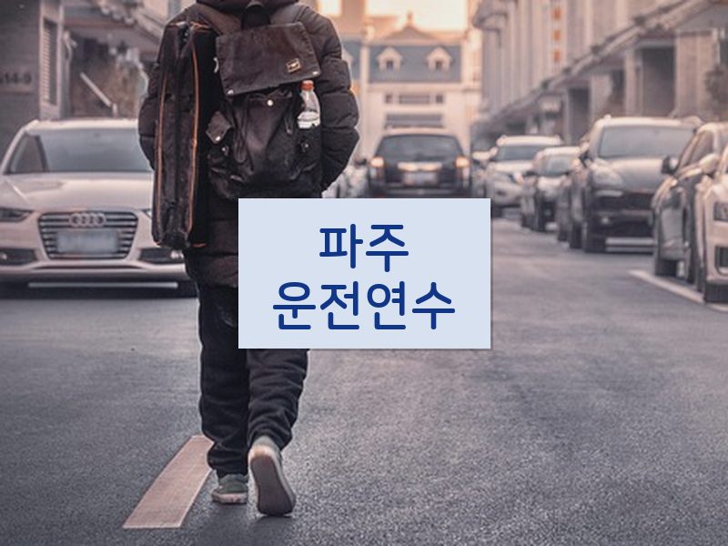 파주운전연수 후기
