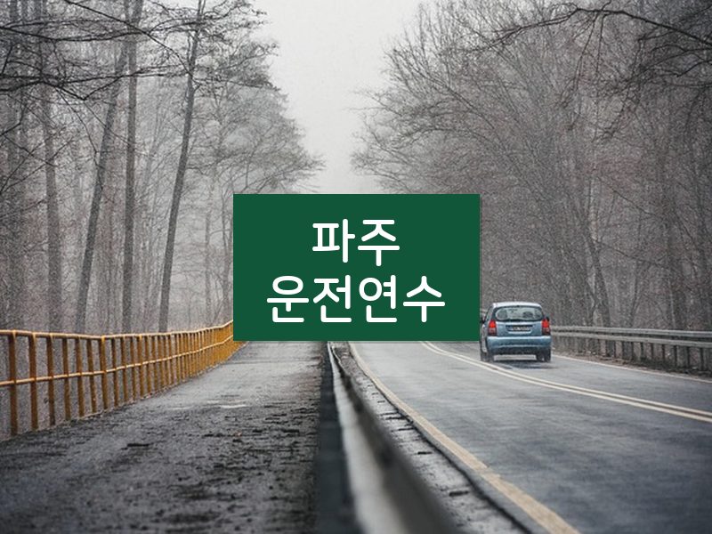 파주운전연수 후기