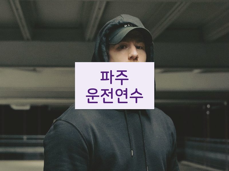 파주운전연수 후기