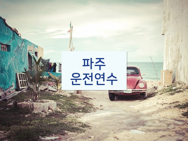 파주운전연수 후기