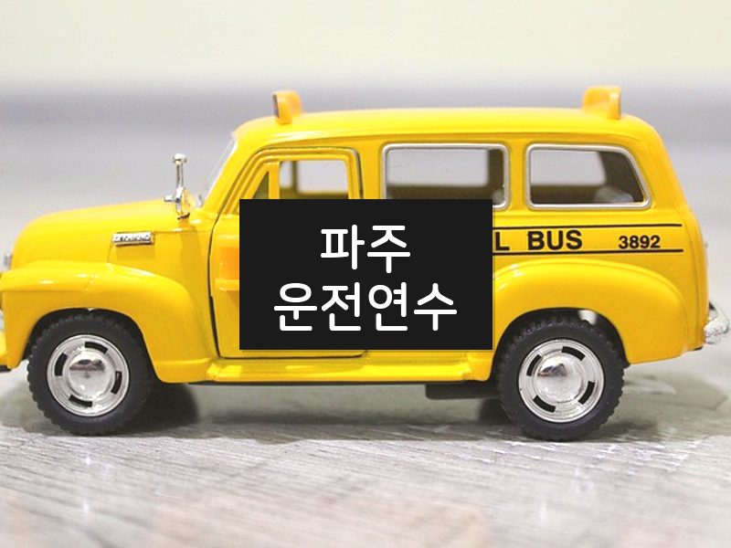 파주운전연수 후기