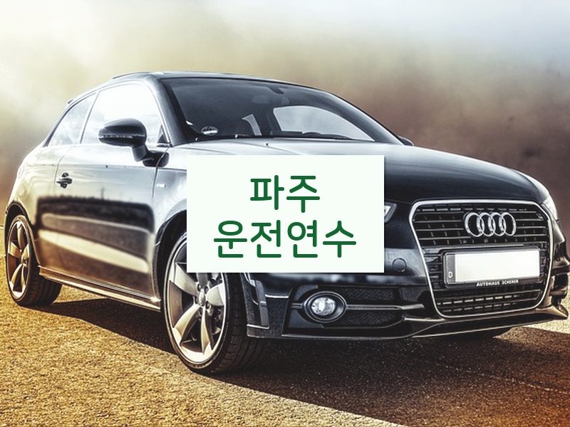 파주운전연수 후기