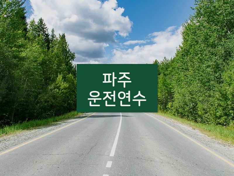 파주운전연수 후기