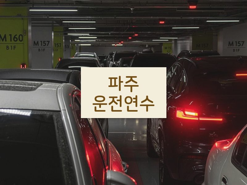 파주운전연수 후기