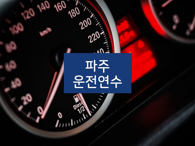 파주운전연수 후기