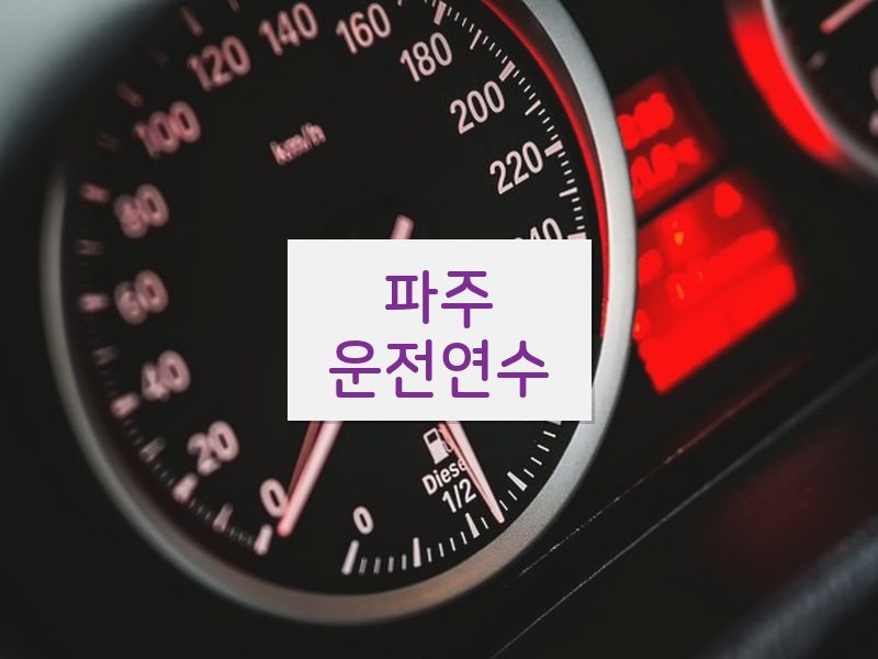 파주운전연수 후기