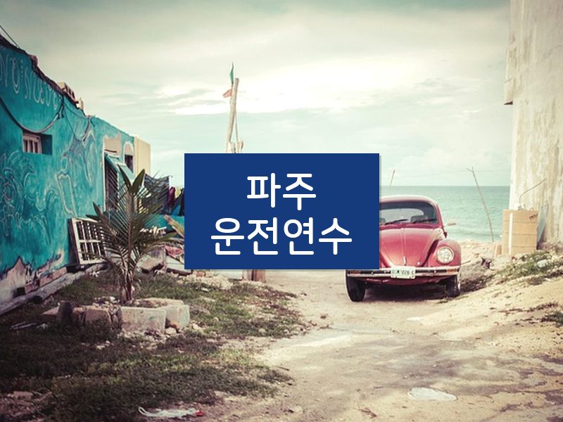 파주운전연수 후기
