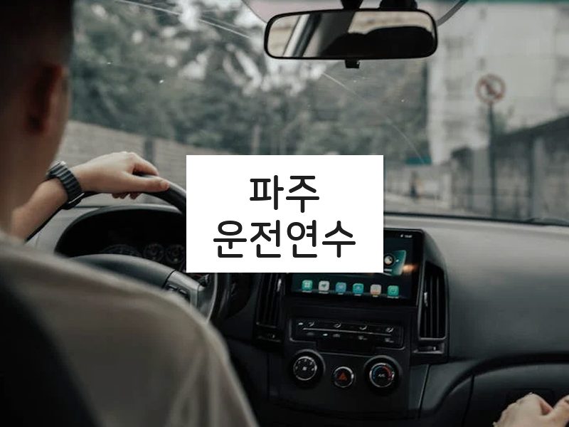파주운전연수 후기