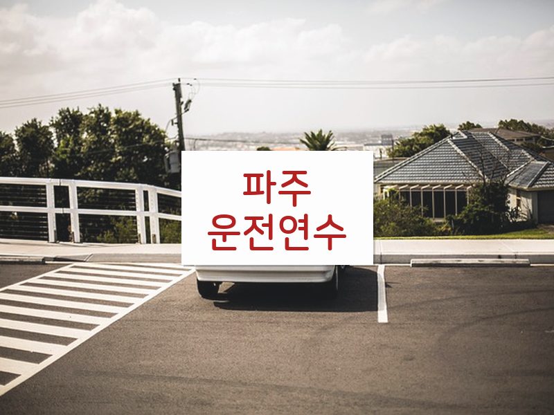 파주운전연수 후기
