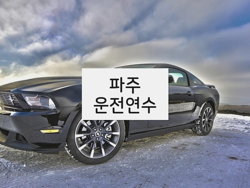 파주운전연수 후기
