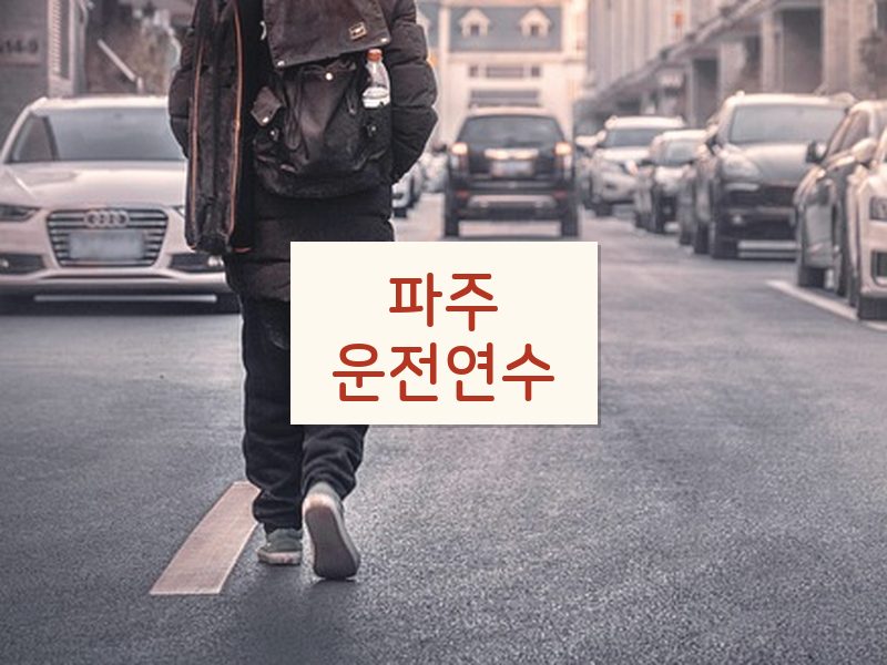 파주운전연수 후기
