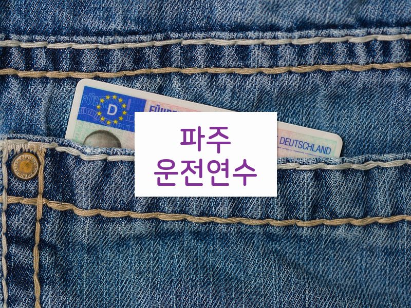파주운전연수 후기