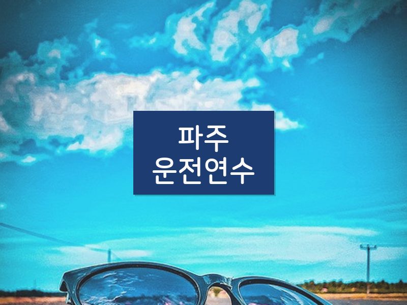 파주운전연수 후기