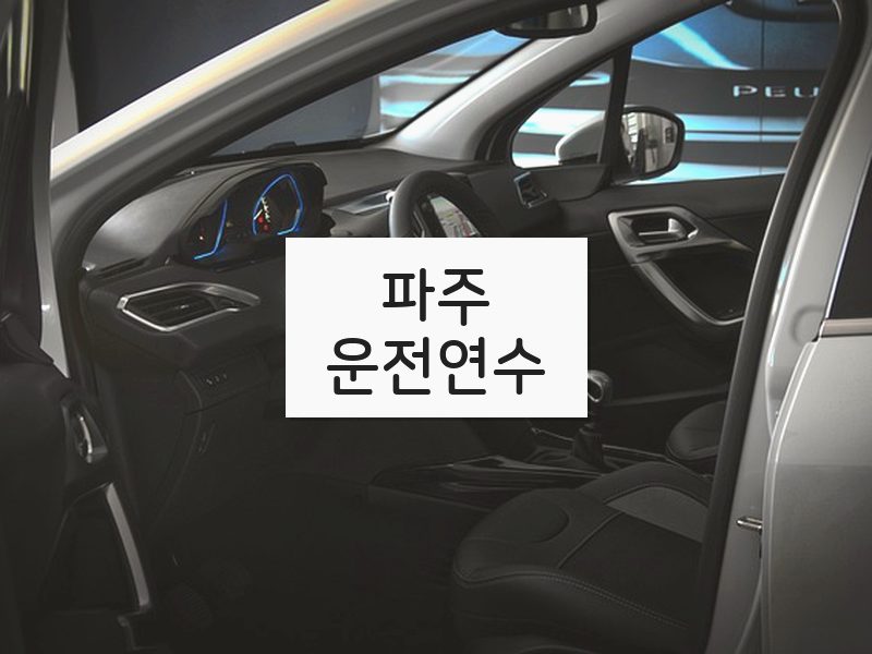 파주운전연수 후기