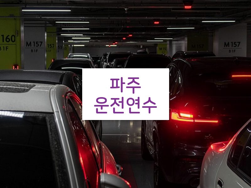 파주운전연수 후기