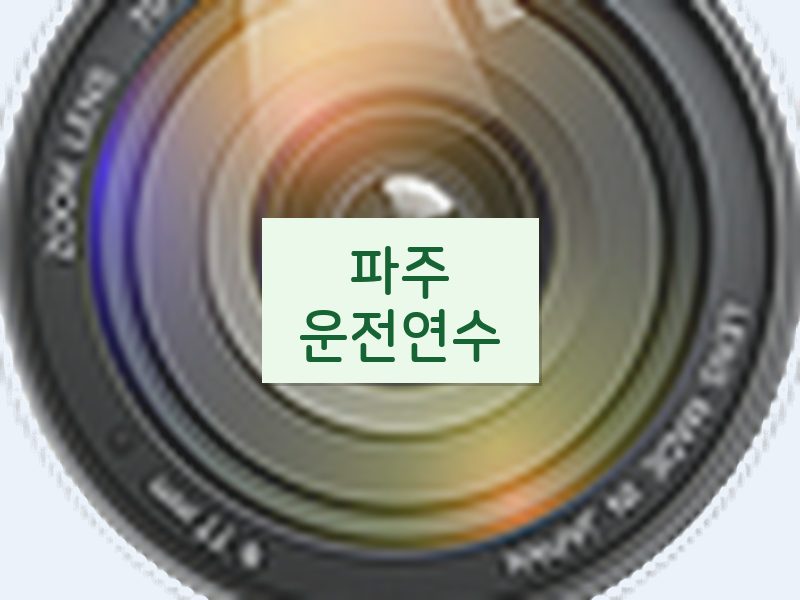 파주운전연수 후기