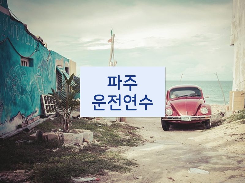 파주운전연수 후기