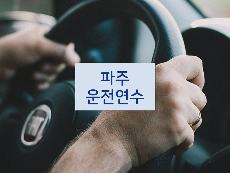 파주운전연수 후기