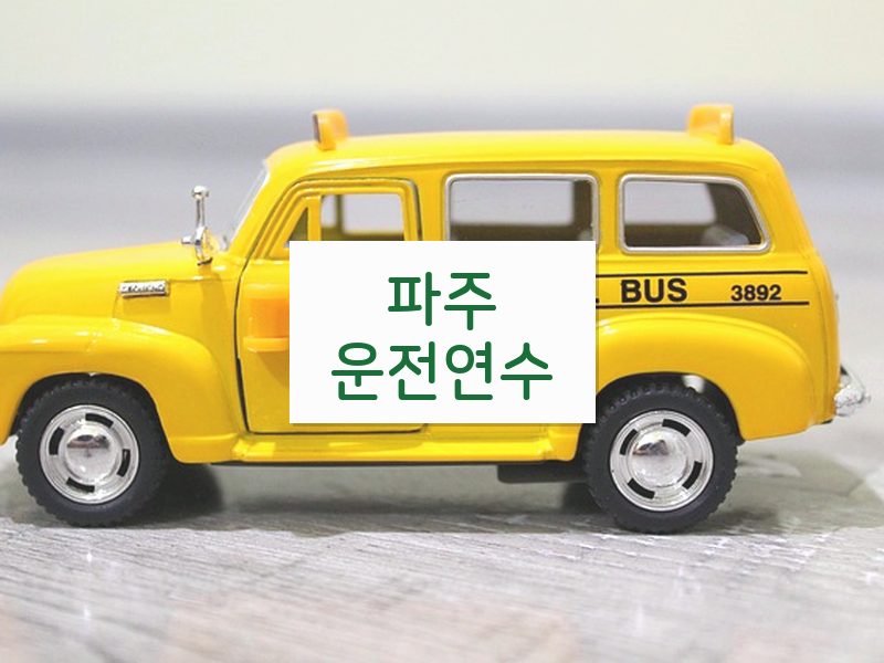 파주운전연수 후기