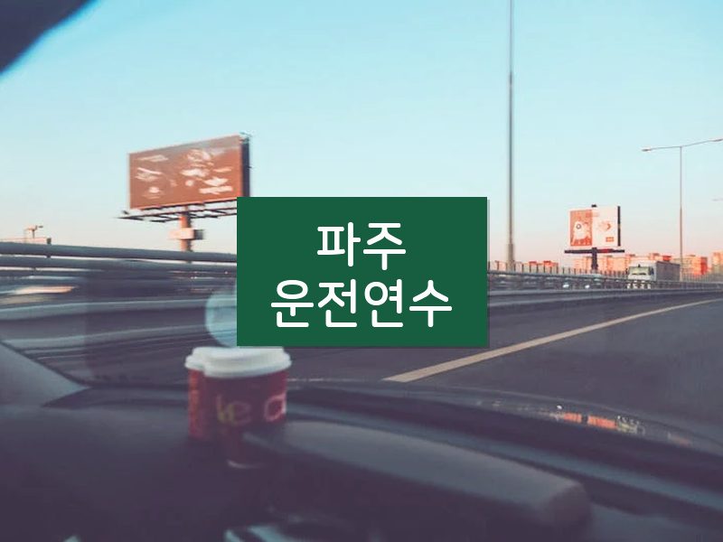 파주운전연수 후기