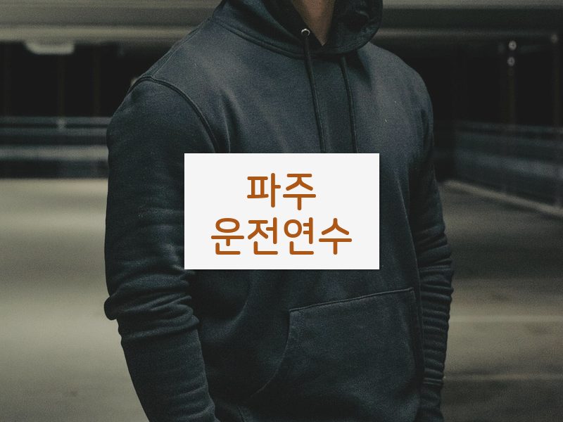 파주운전연수 후기
