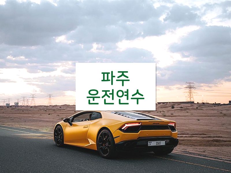파주운전연수 후기