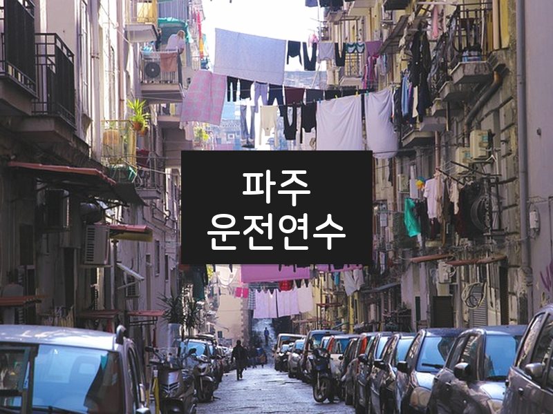 파주운전연수 후기