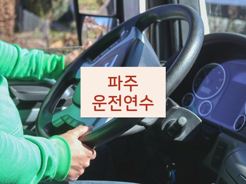 파주운전연수 후기
